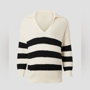 SOON Maternity Jenni Polo Sweater, M